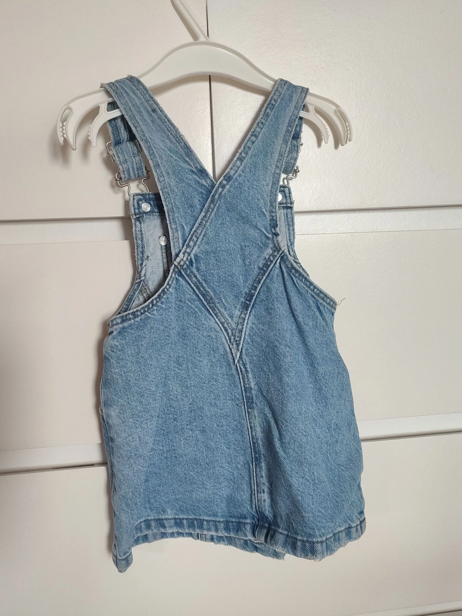 Jardinierrokje in spijkerstof | Jupe-salopette jeans (86cm) - Zara – photo 3